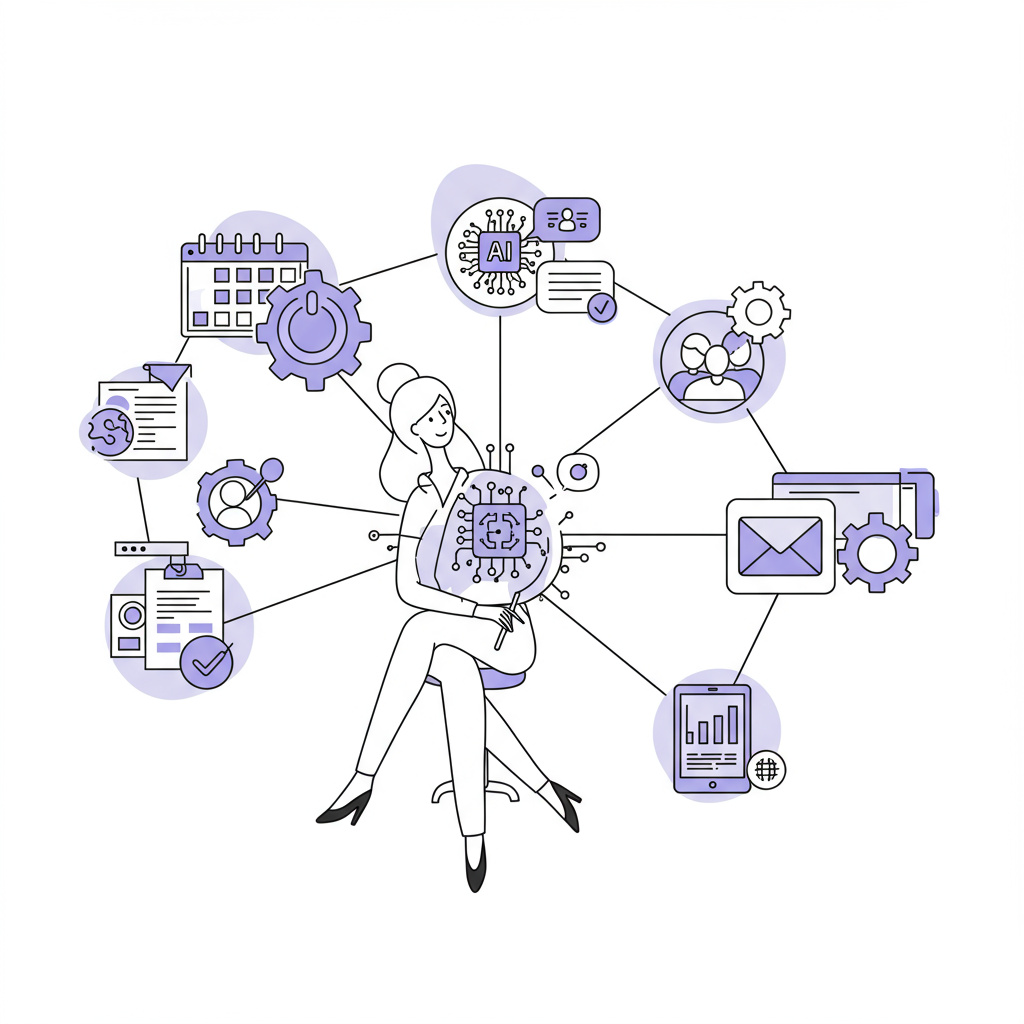 Struggling to juggle business & family? Automate smart, not hard! CEO & mum shares AI secrets for service-based femmeprenistas. Read now!
