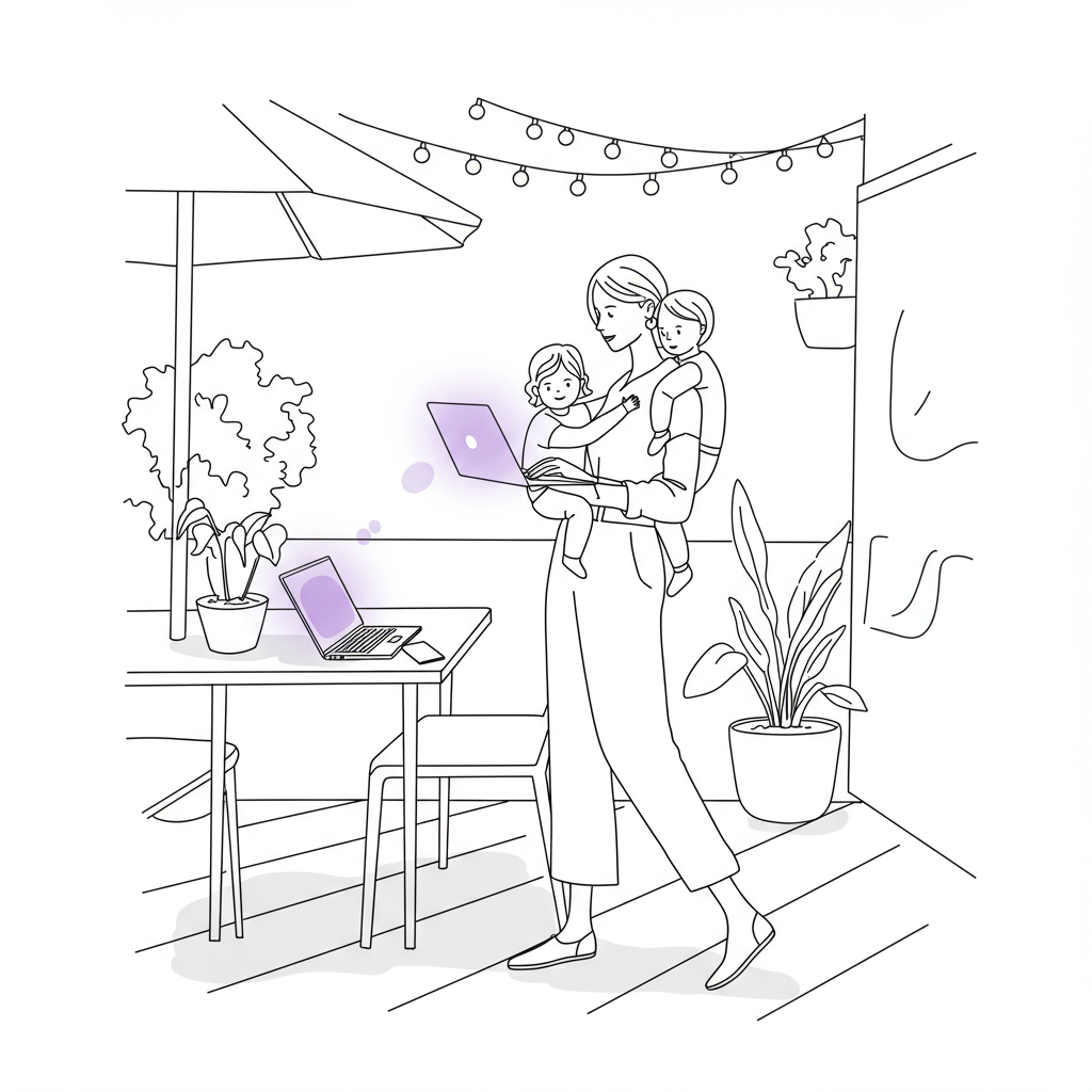 Embrace the chaos, Mompreneur! "Just one more task?" Reframing the juggle & finding your flow starts here. Read on for sustainable strategies!