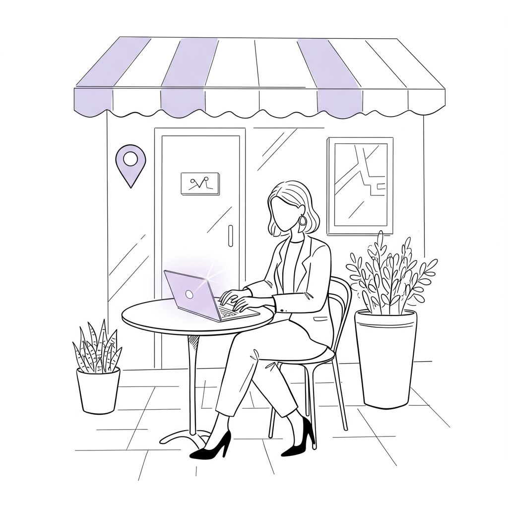 GMB = your local welcome mat! ✨ New femmeprenista? Get visible FAST & attract clients with this free, essential tool. Learn how!