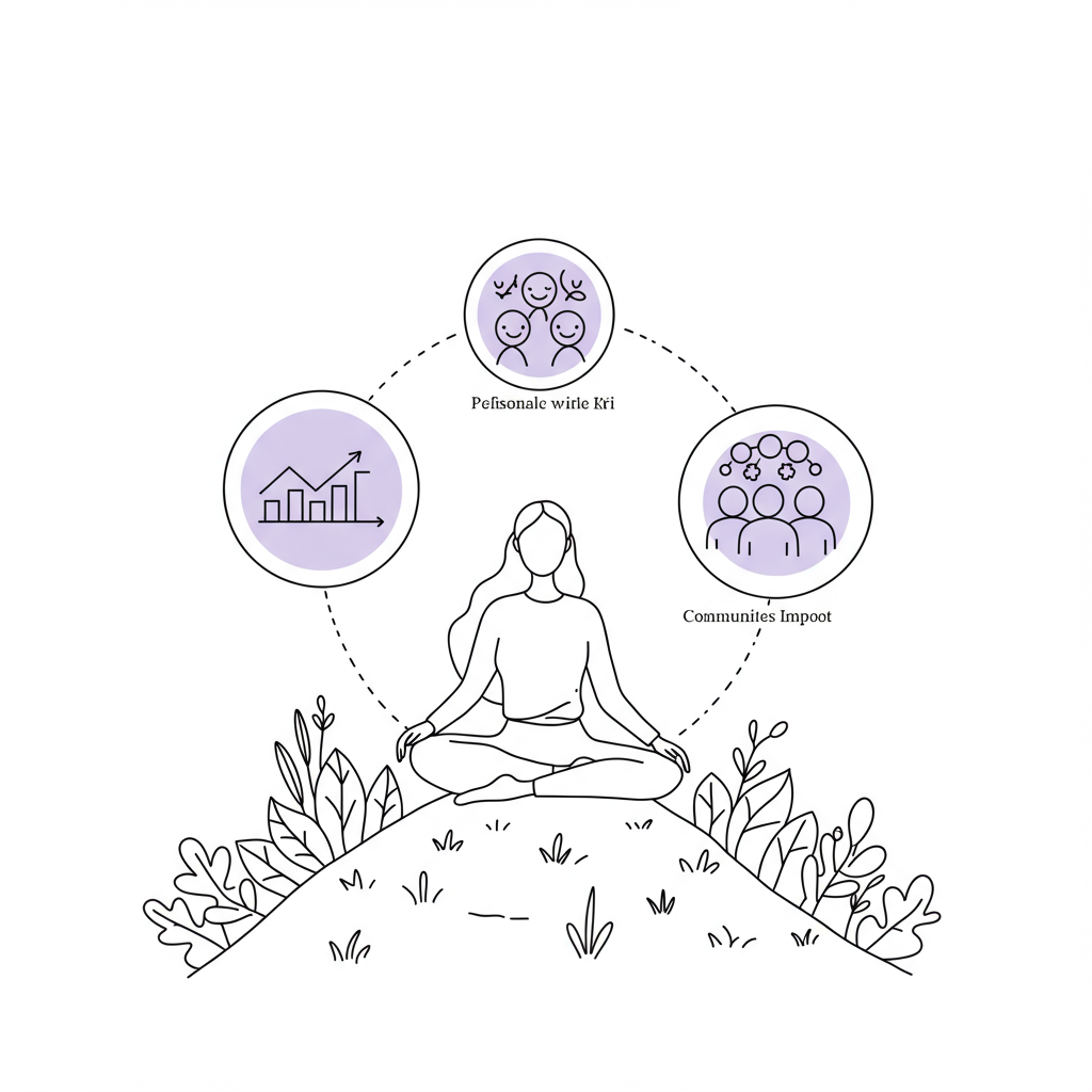 Scaling sustainably? It's more than revenue! Discover holistic KPIs for a business that supports your life & vision. Read now!