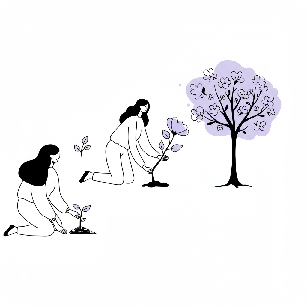 Stuck between idea & launch? 🚀 Get your first client with Femmeprenista's guide to confident steps & essential systems. Start building today!