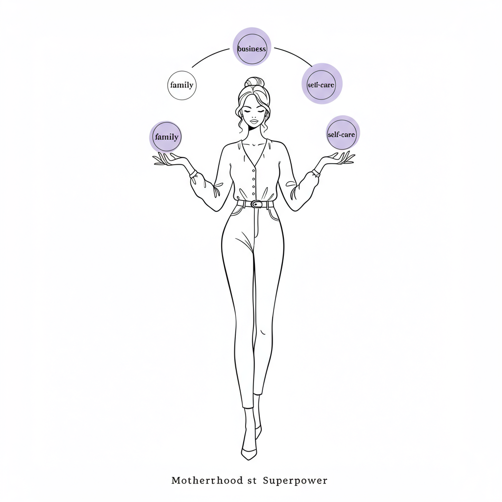 Embrace the chaos! Turn motherhood into your business superpower. Learn time-saving tips & thrive. Read now on Femmeprenista!