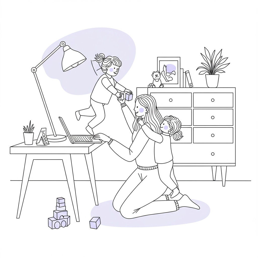 Feeling the mumpreneur juggle? Reframe chaos into authenticity! Practical tips + mindset shifts inside. #femmeprenista