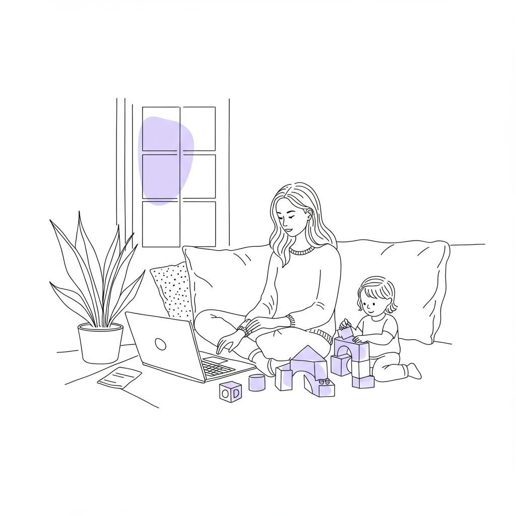 Launch your online course w/ little ones underfoot! Turn expertise into income & reclaim your time. Get the guide! #Femmeprenista