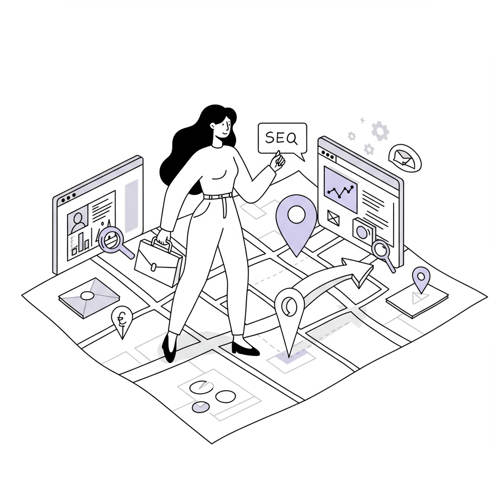 SEO feeling impossible? Empowering SEO steps for busy Femmeprenistas who want to get found online & attract dream clients. Start here!