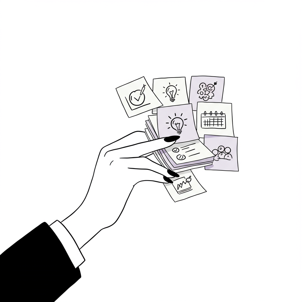Embrace the chaos with…sticky notes?! 🤯 Yes! Tame overwhelm & boost biz productivity with this simple tool. Read now! #femmeprenista