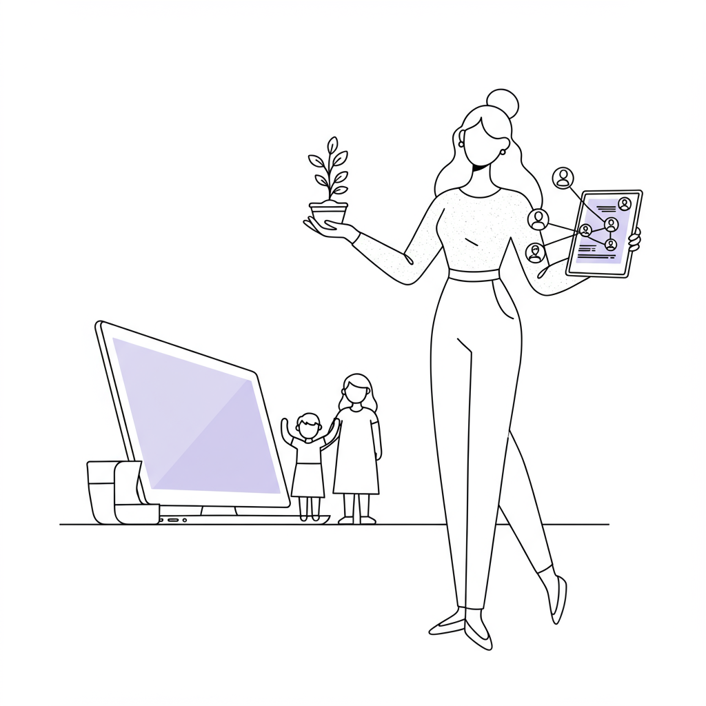 Feeling the mumpreneur juggle? Find your flow amidst the chaos! Discover time-saving systems & thrive. Read more! #femaleentrepreneur