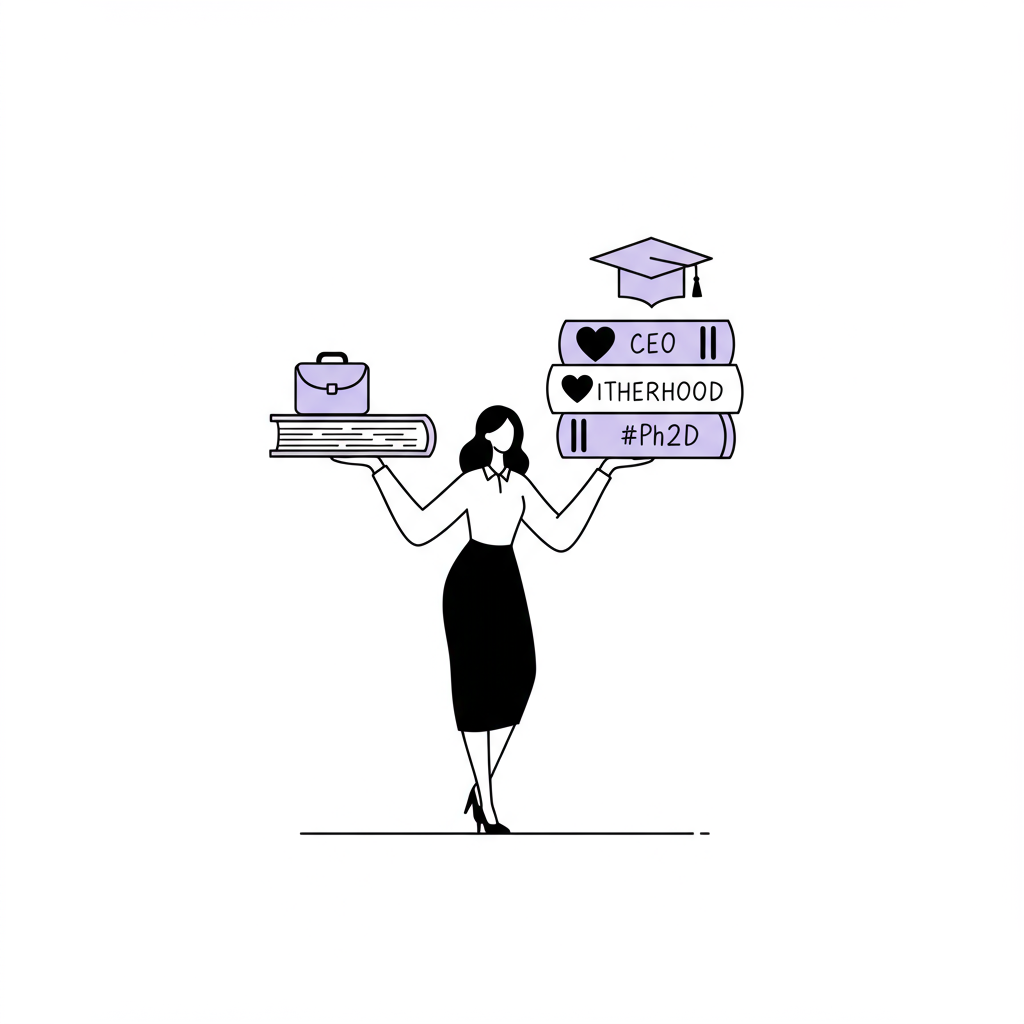 CEO Motherhood PhD Juggle: Stolen Moments to Thrive | Femmeprenista